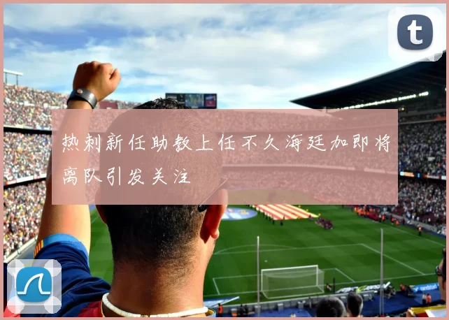 热刺新任助教上任不久海廷加即将离队引发关注