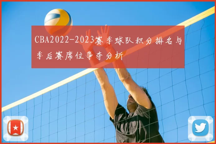 CBA2022-2023赛季球队积分排名与季后赛席位争夺分析